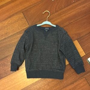 Polo Ralph Lauren Charcoal Blue Gray Sweater
